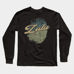 Zulu Fingerprint Long Sleeve T-Shirt